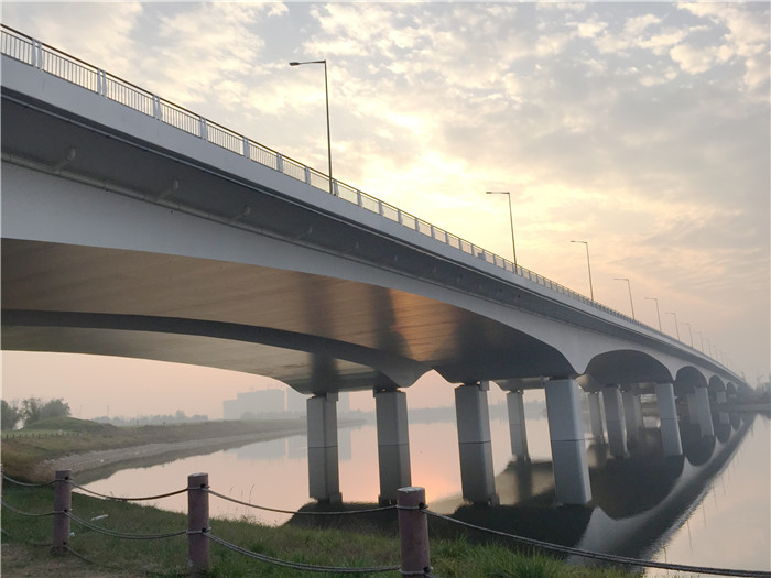 西安红光路沣河大桥涂装项目